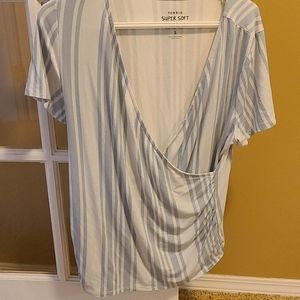 Torrid wrap style t-shirt